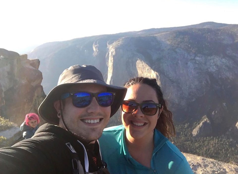 Yosemite, selfie, california, Taft Point