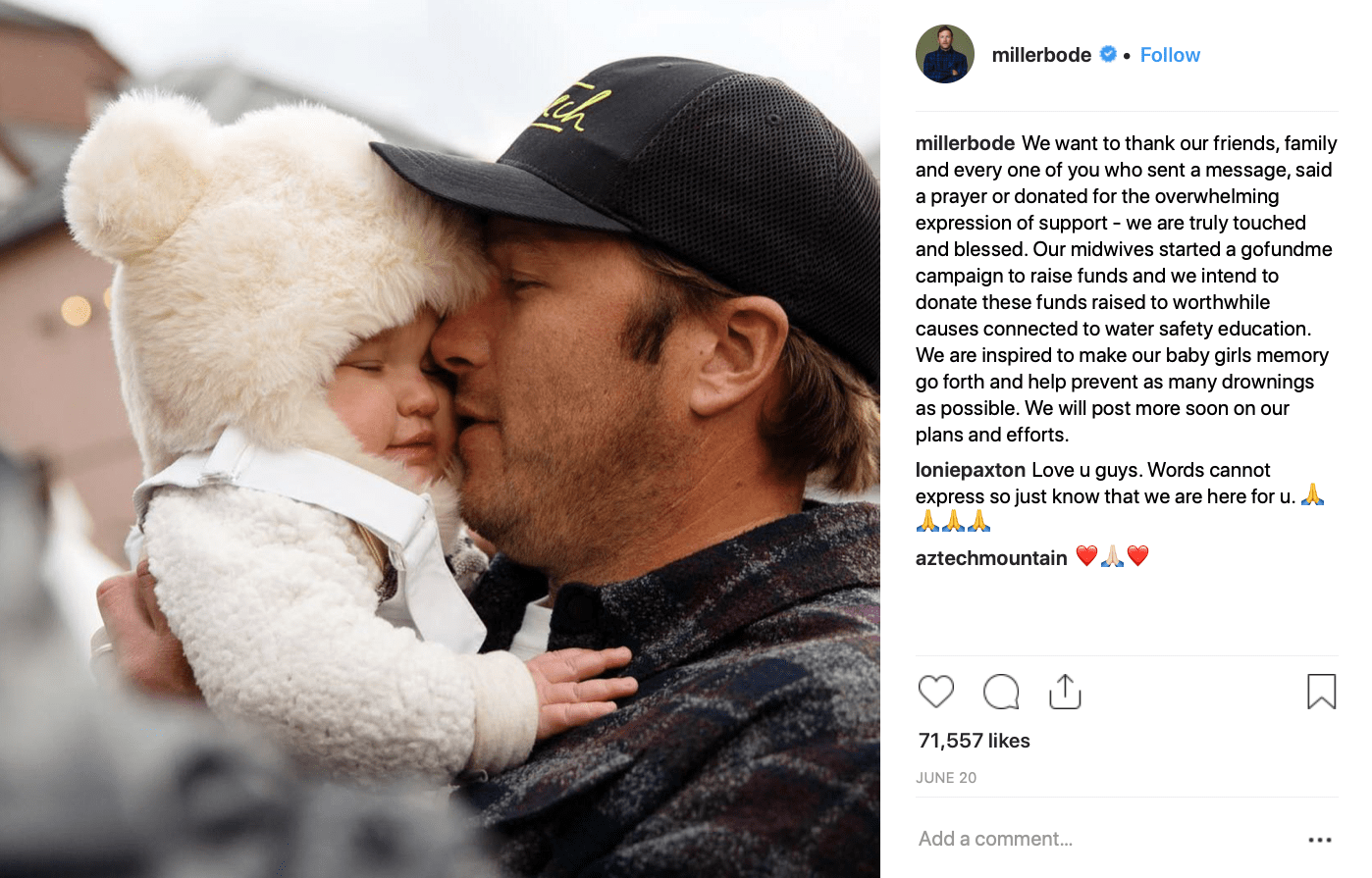 Bode and Morgan Miller welcome new baby