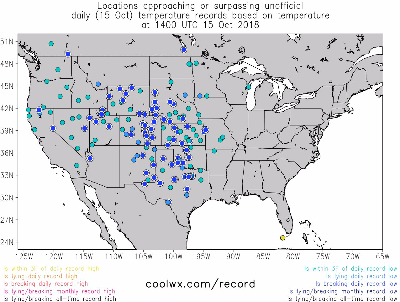 west, record lows, winter