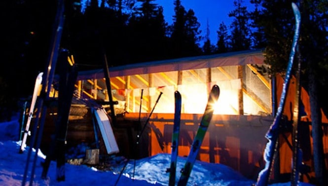 Sun Valley backcountry, bench hut