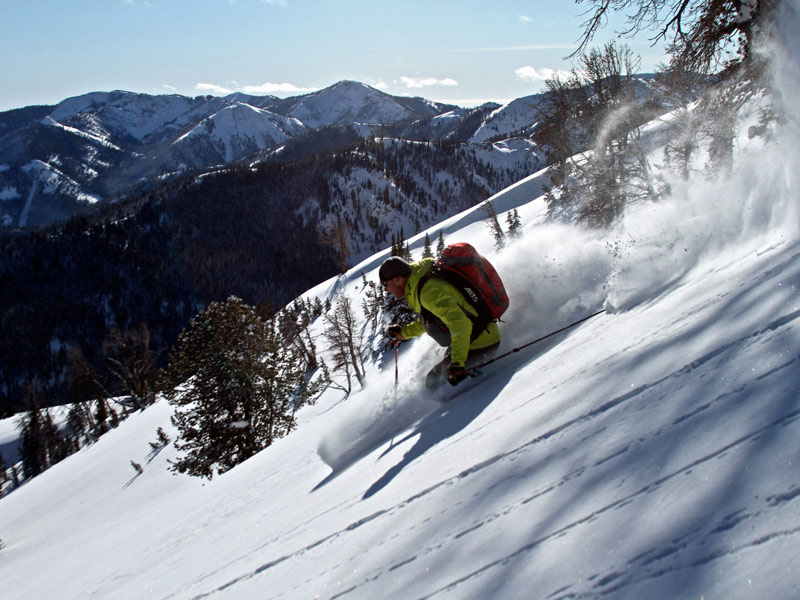 Sun Valley backcountry, galena summit