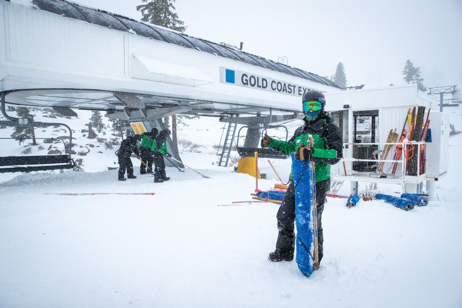 Squaw Valley, California, alpine meadows, Gold Coast express