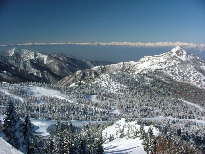 Mountains in central Japan