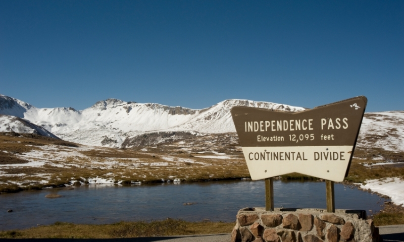 independence pass, closed, colorado, aspen