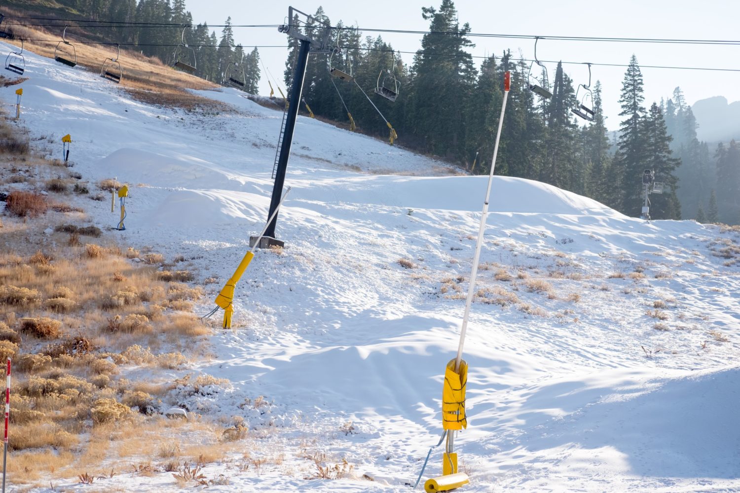 Lance snowguns are a simple solution to make snow