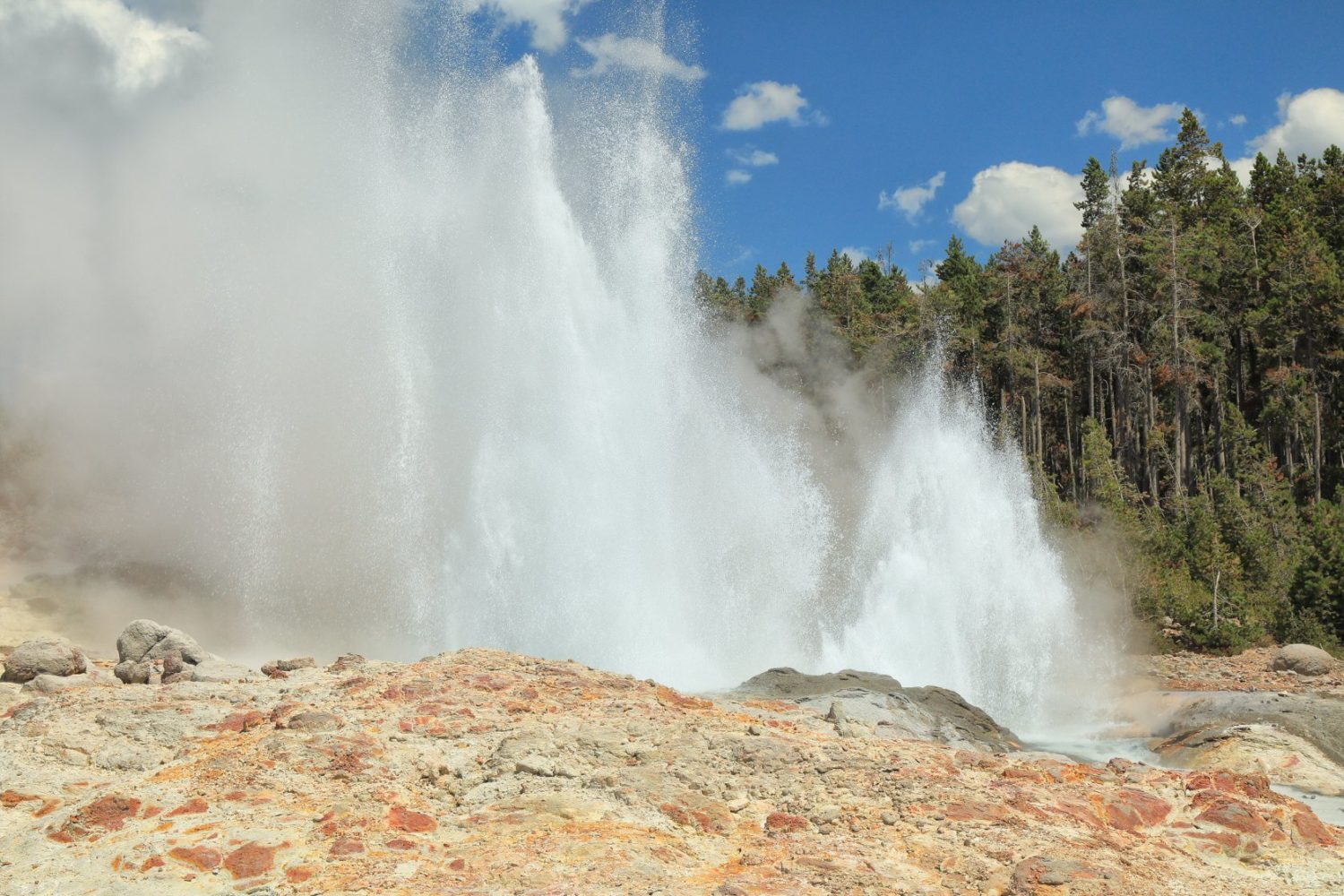 Yellowstone, steamboat, geyser