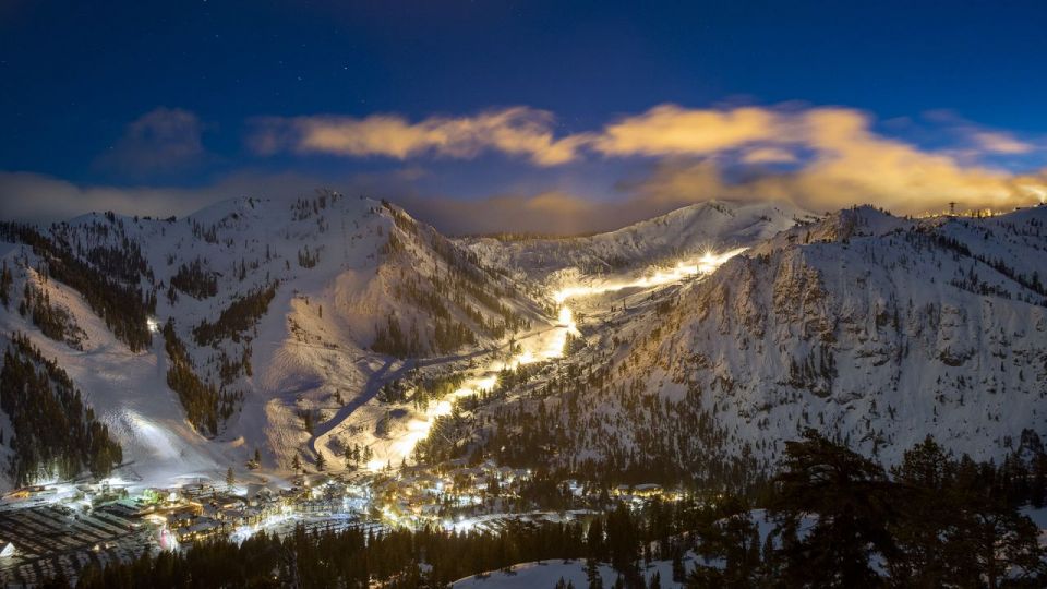 Squaw Valley, alpine meadows, torchlight parade,