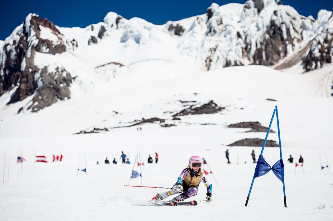 Around a million pounds of salt is dumped on Palmer Glacier in the summer