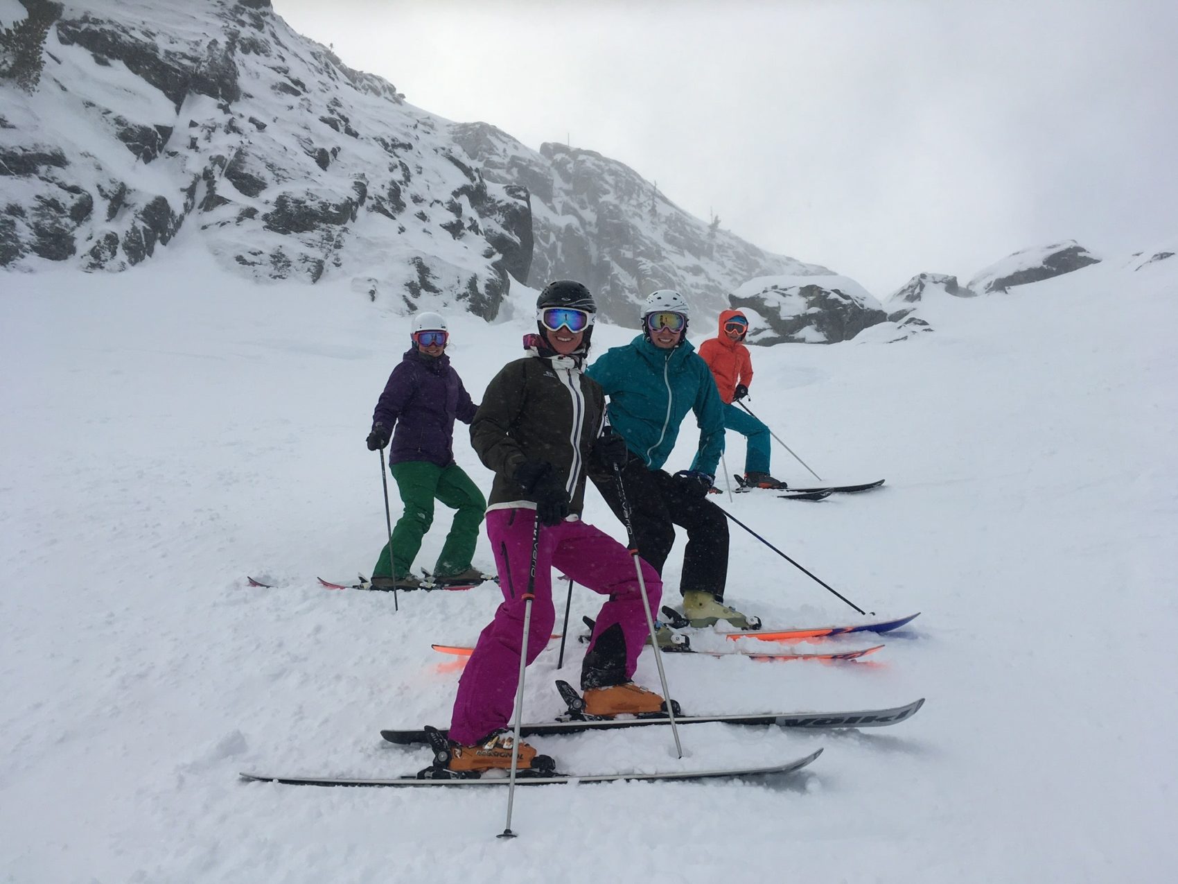 ski retreat, adventurous women, california