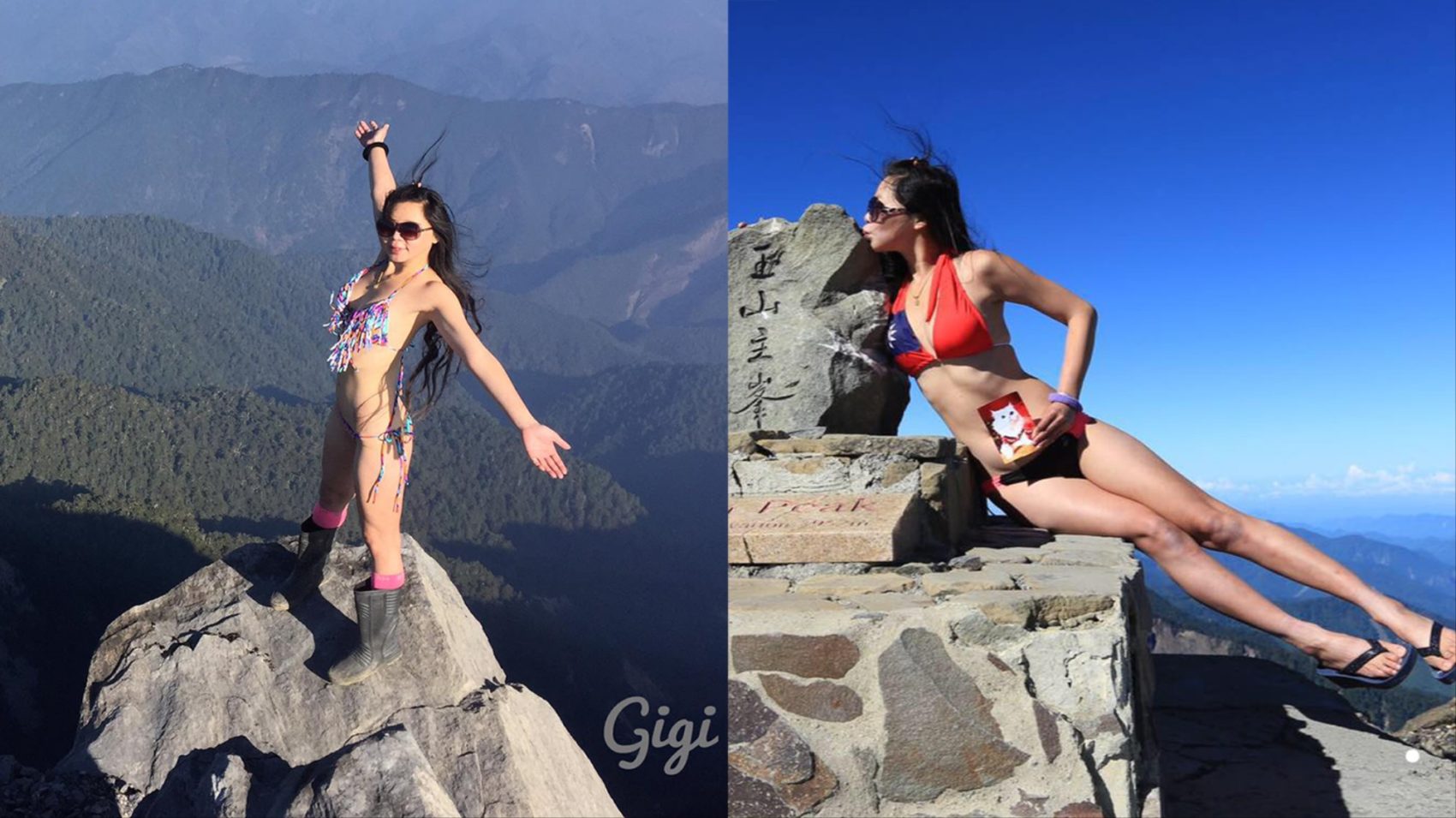 social media, fall death, bikini hiker, bikini