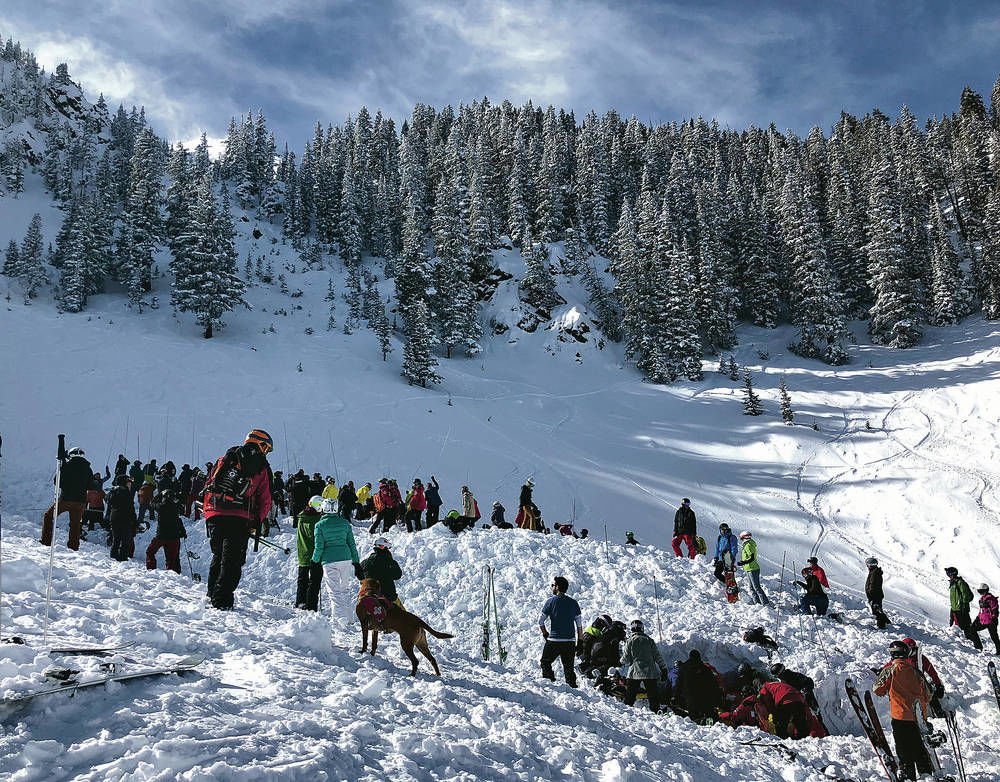 avalanche, inbounds, taos ski valley, kachina peak, New Mexico