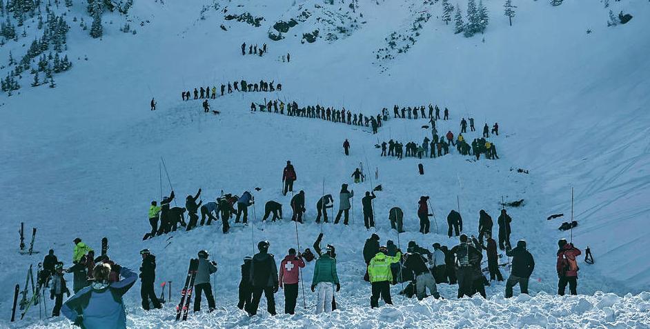 avalanche, inbounds, taos ski valley, kachina peak, New Mexico