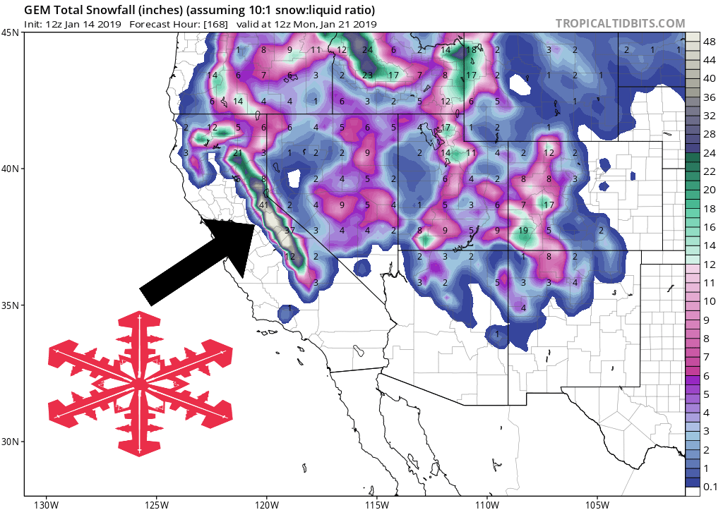 NOAA Major Winter Storm For California 100+ MPH Ridge Wind Gusts