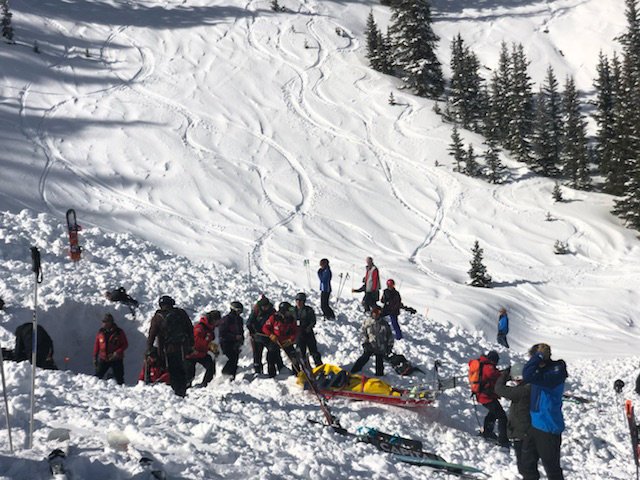 avalanche, inbounds, Taos, new mexico