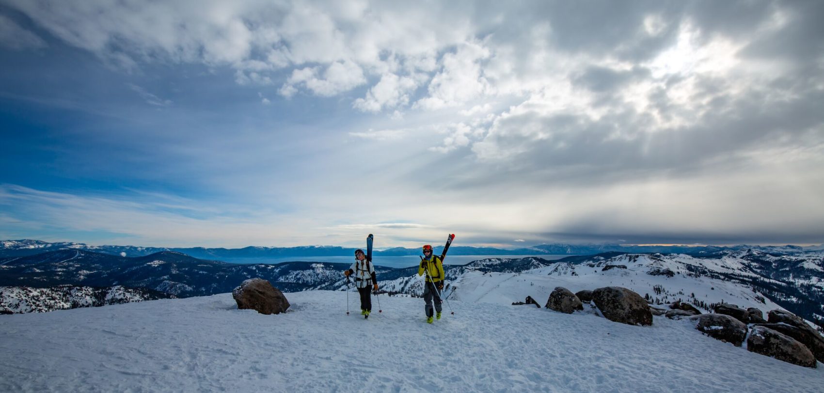 Squaw Valley, backcountry, California, alpenglow