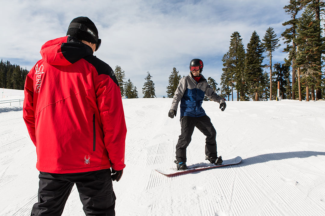 January, learn to ski and snowboard