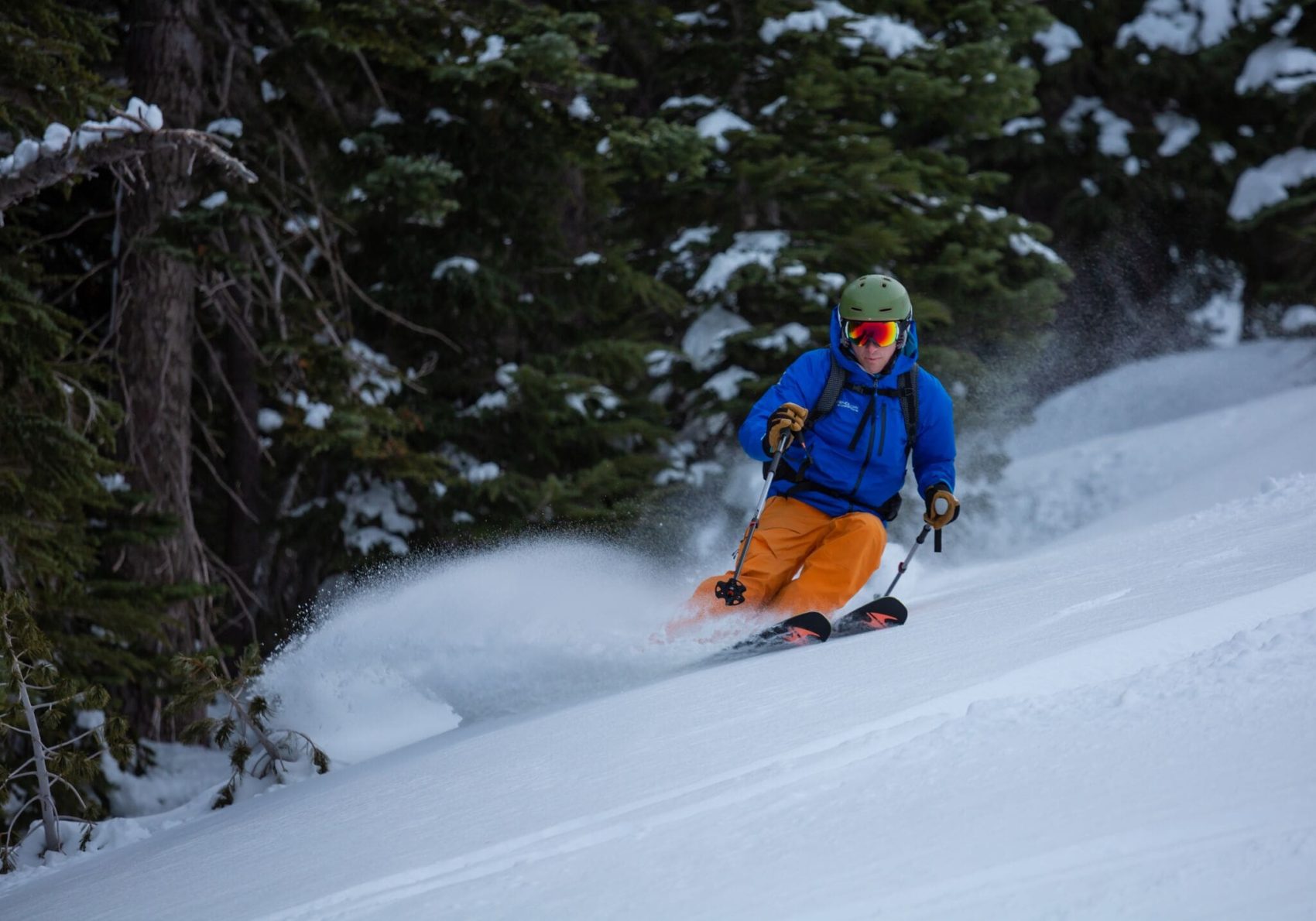 Squaw Valley, backcountry, California, alpenglow