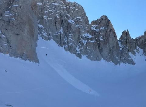 avalanche, Sierra Nevada, california, matterhorn peak