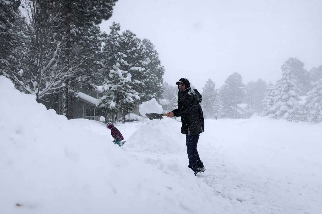 flagstaff, arizona, snowfall