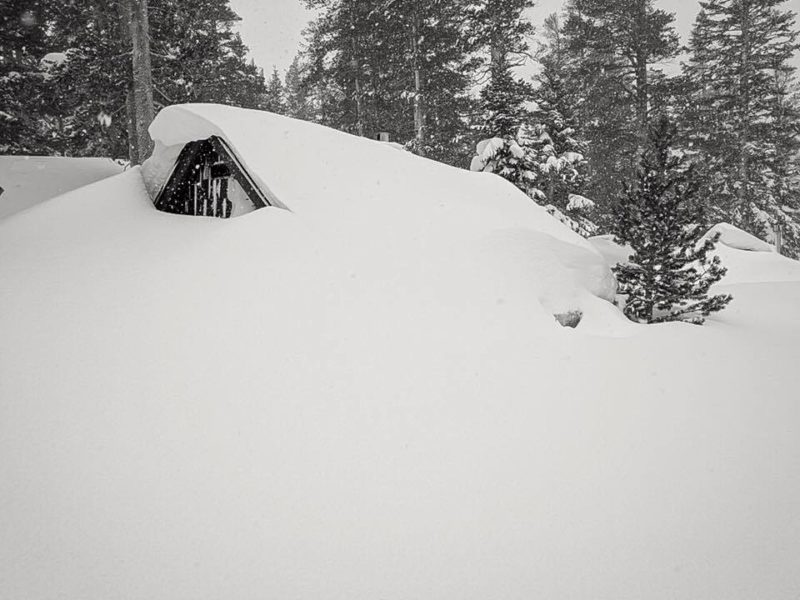 Mammoth Mountains Snowiest Month