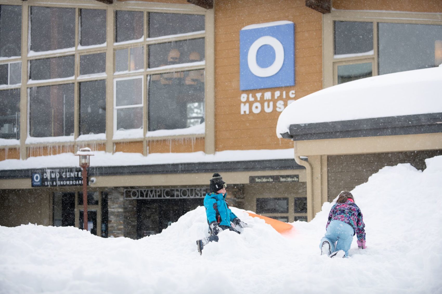 Squaw Valley, alpine meadows, california, snow