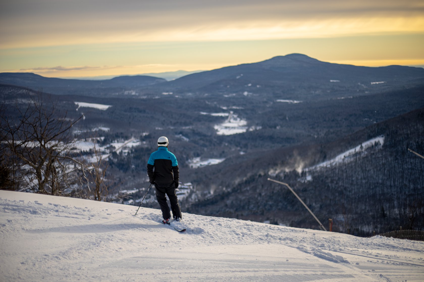 hunter mountain, tree strike