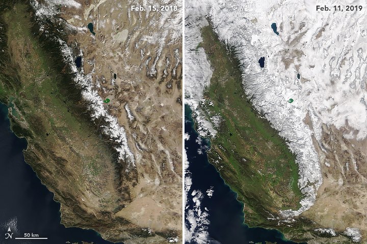 snowpack, Sierra, california