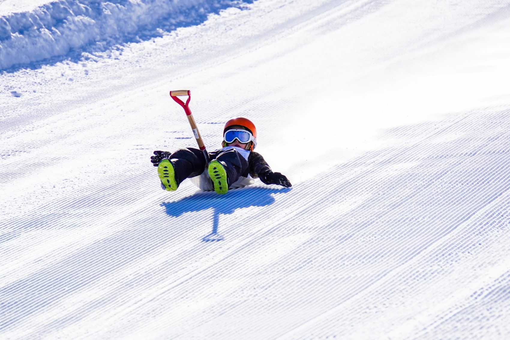 angel fire resort, New Mexico, shovel race