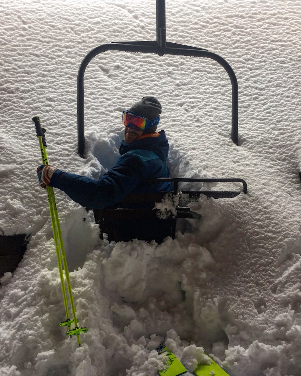 Squaw Valley, alpine meadows, california, snowiest month ever, februburied