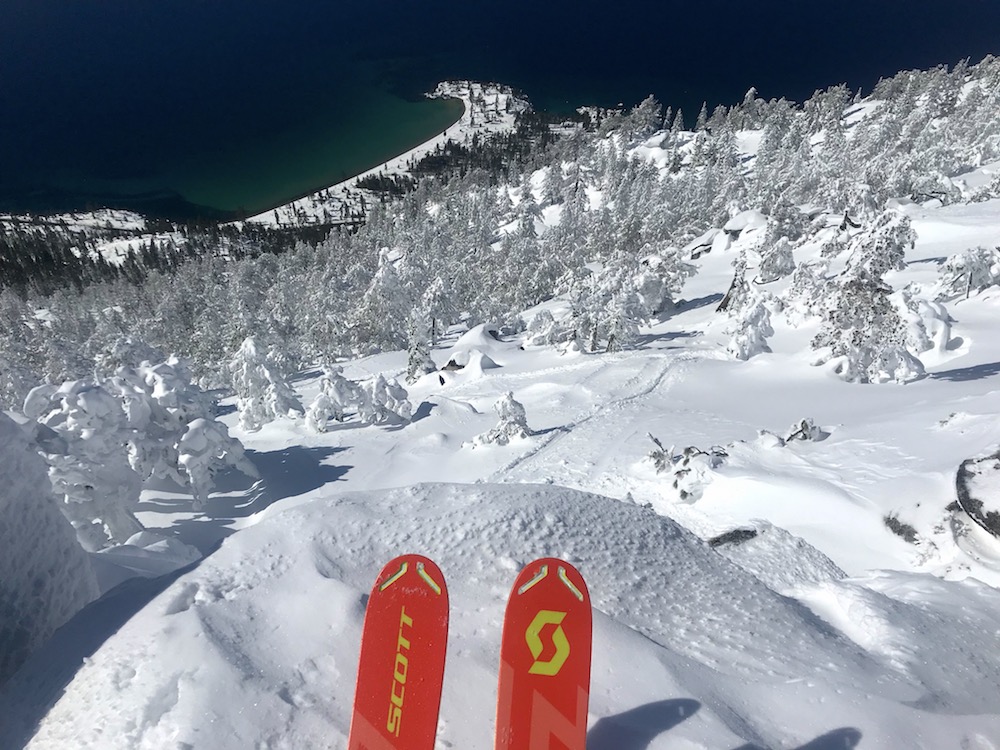 Lake Tahoe Backcountry Report The Most Beautiful Ski Lines In Tahoe After A 100 Storm Snowbrains 0047