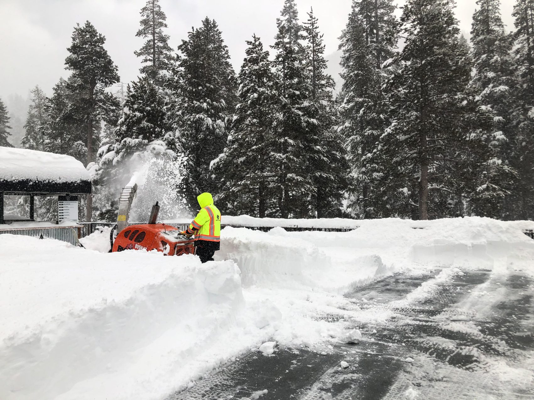 Sierra, california, storm