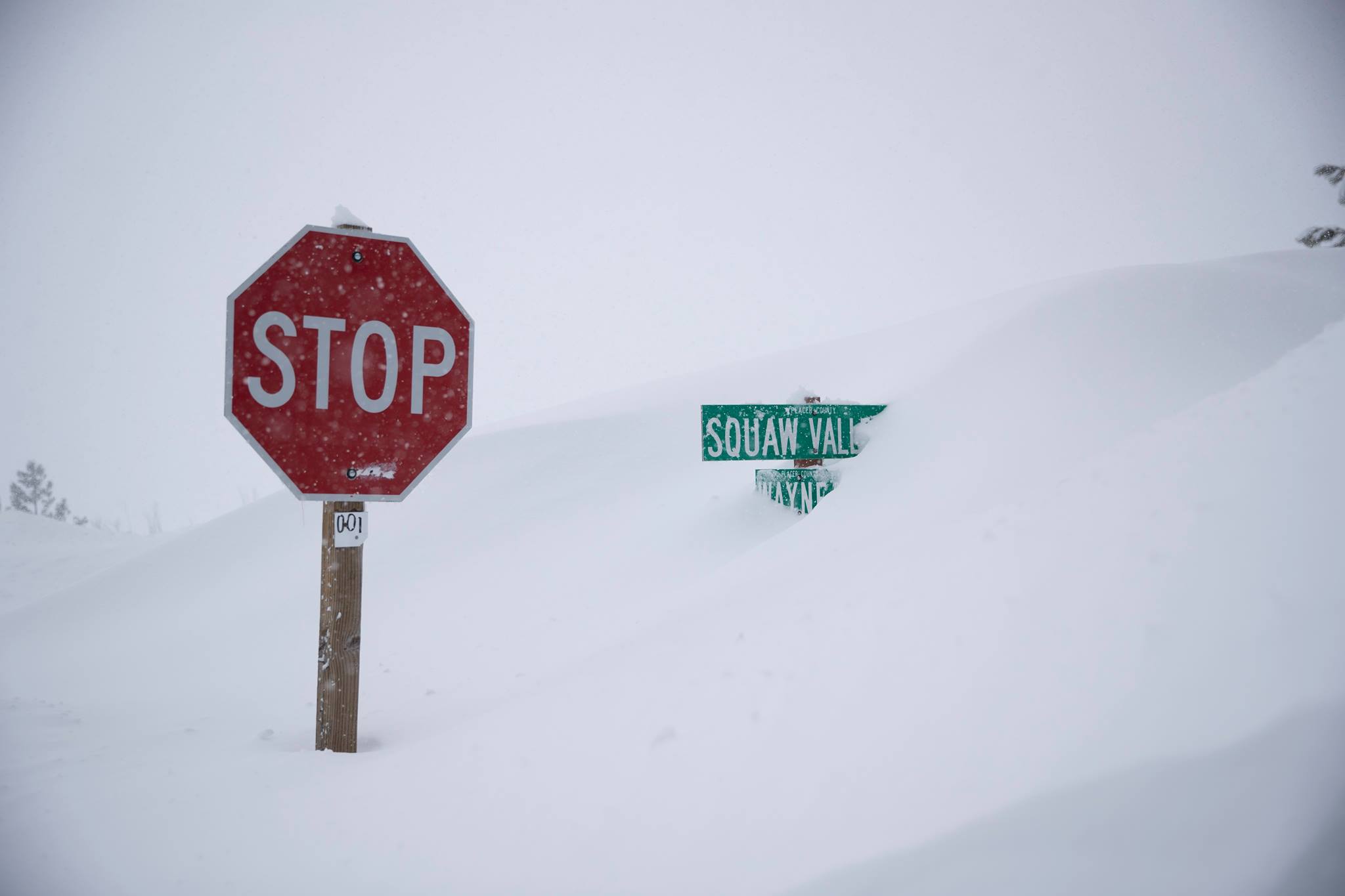 Squaw Valley, alpine meadows, california, snowiest month ever, februburied