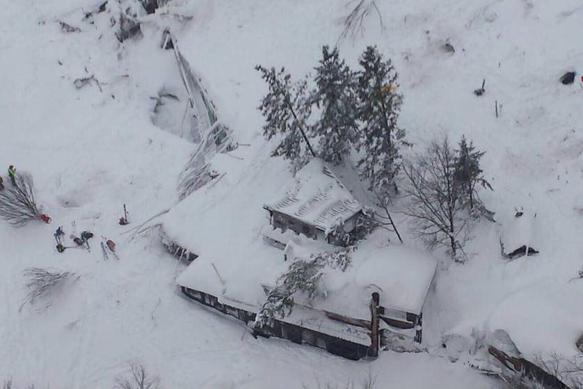 avalanche, italy, 