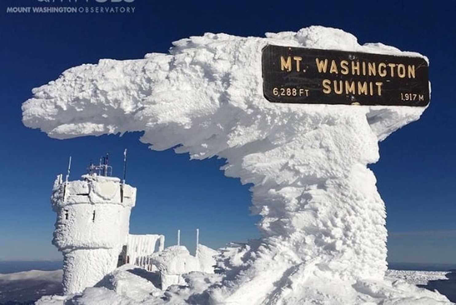 Mount Washington, NH Just Experienced Biggest Windstorm in a Decade