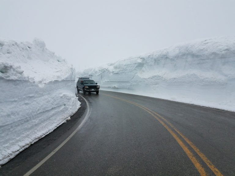 Three Feet of Snow this Week Has Delayed Opening of Beartooth Highway