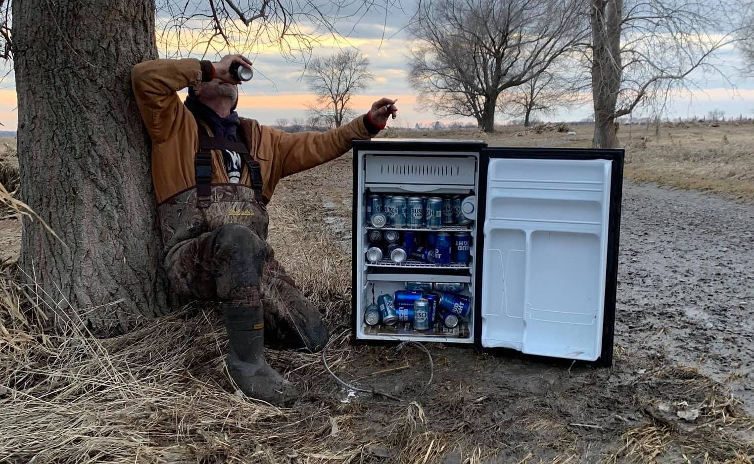 nebraska, fridge full beer, beer