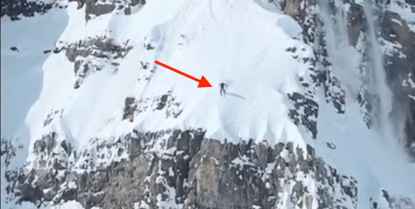 Cody peak, ski BASE jump, Jackson Hole, wyoming