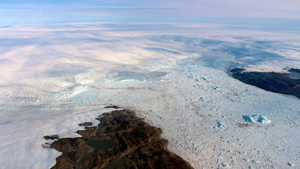 glacier, Greenland, nasa