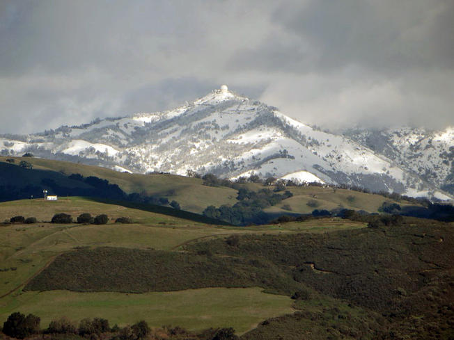 records, Bay Area, San Francisco, Mount Hamilton, record snowfall