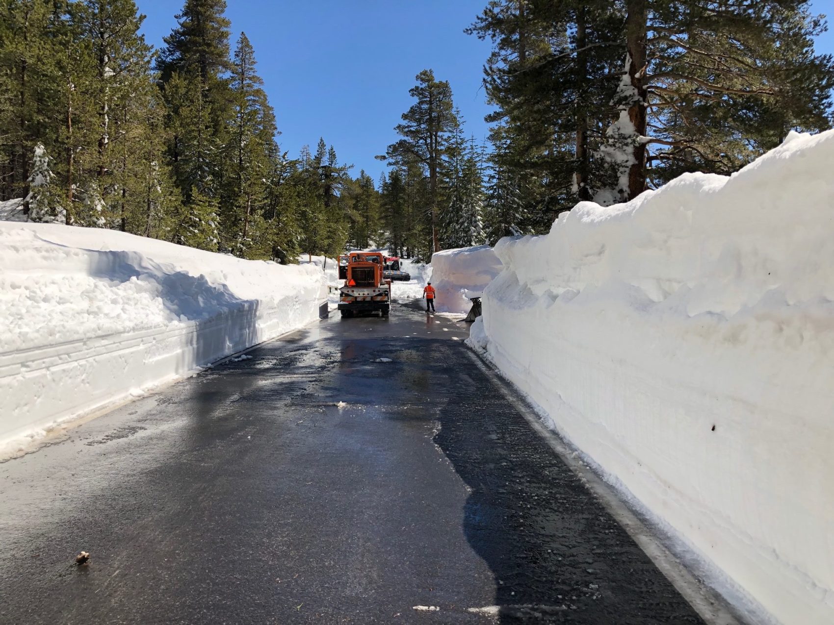 ebbetts pass, california, caltrans, opening, clearing