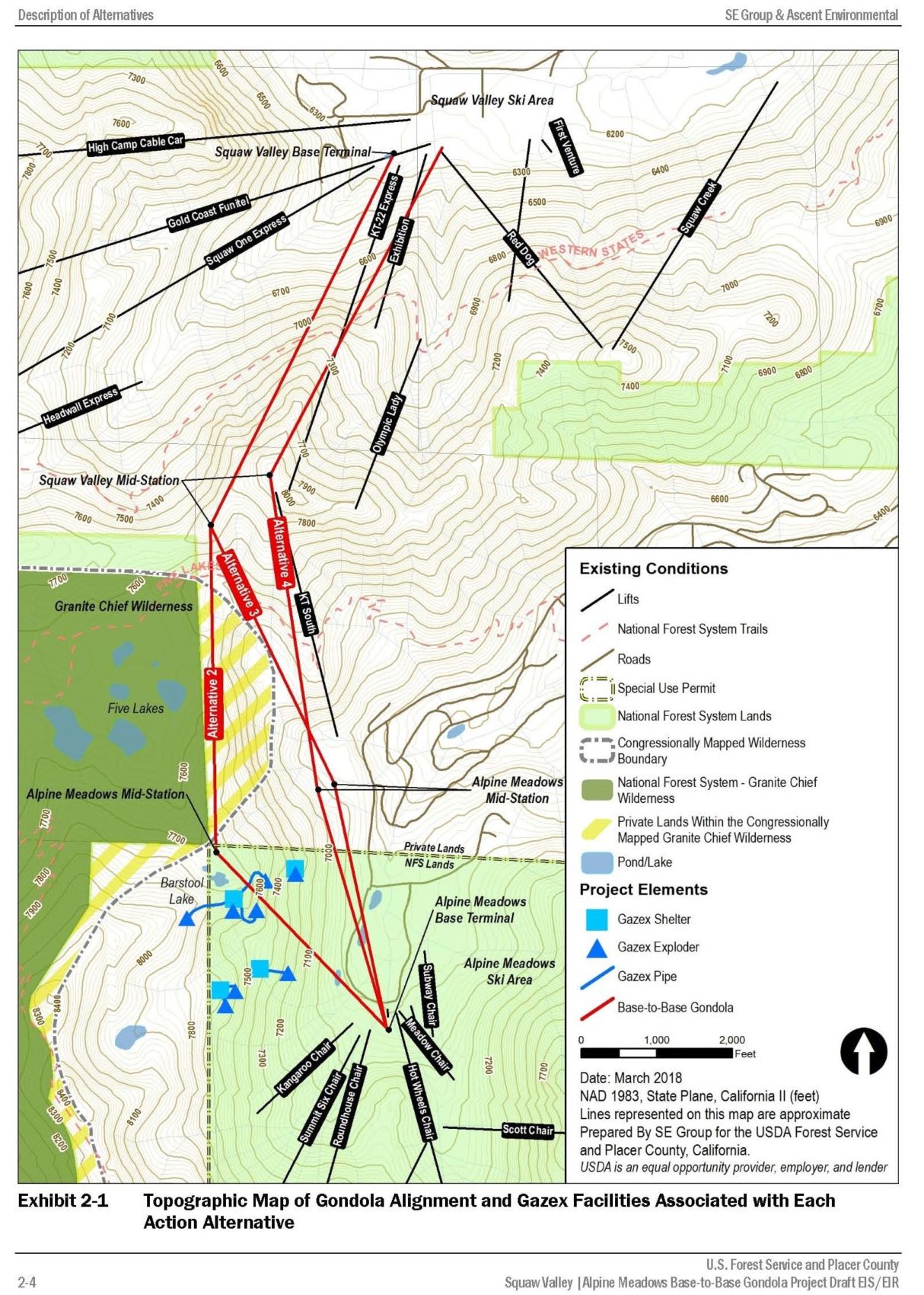 Squaw Valley, alpine meadows, gondola, placer county, Sierra watch