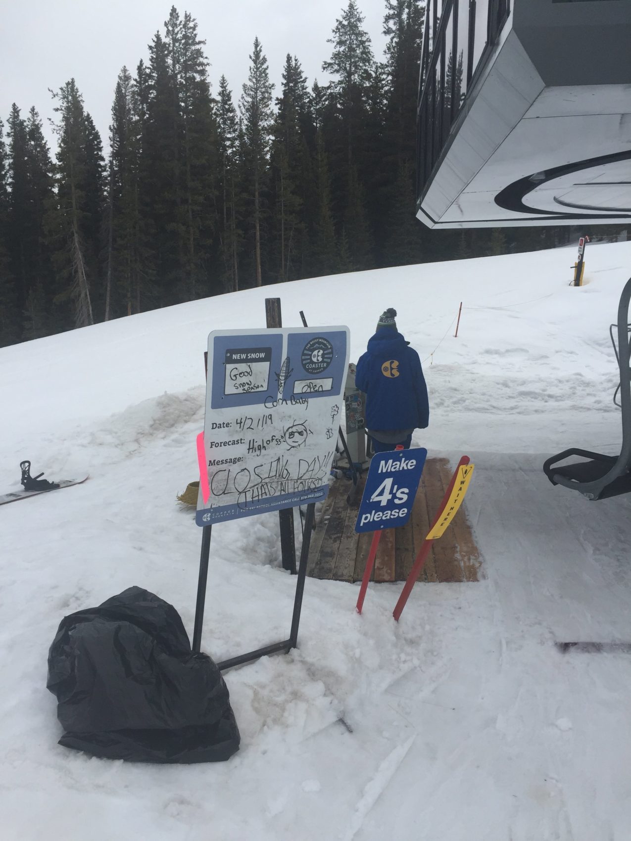 Copper Mountain, CO Report Closing Day and Ullr Bequeaths a Parting