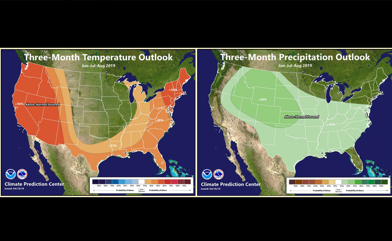 NOAA's Official Summer Outlook For The USA SnowBrains