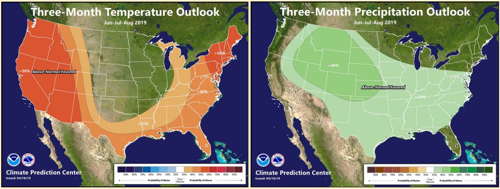 NOAA's Official Summer Outlook For The USA SnowBrains