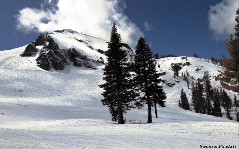 Squaw Valley Shirley Lake photograph by R. Swanson at SwansonFineArts and shared with SnowBrains