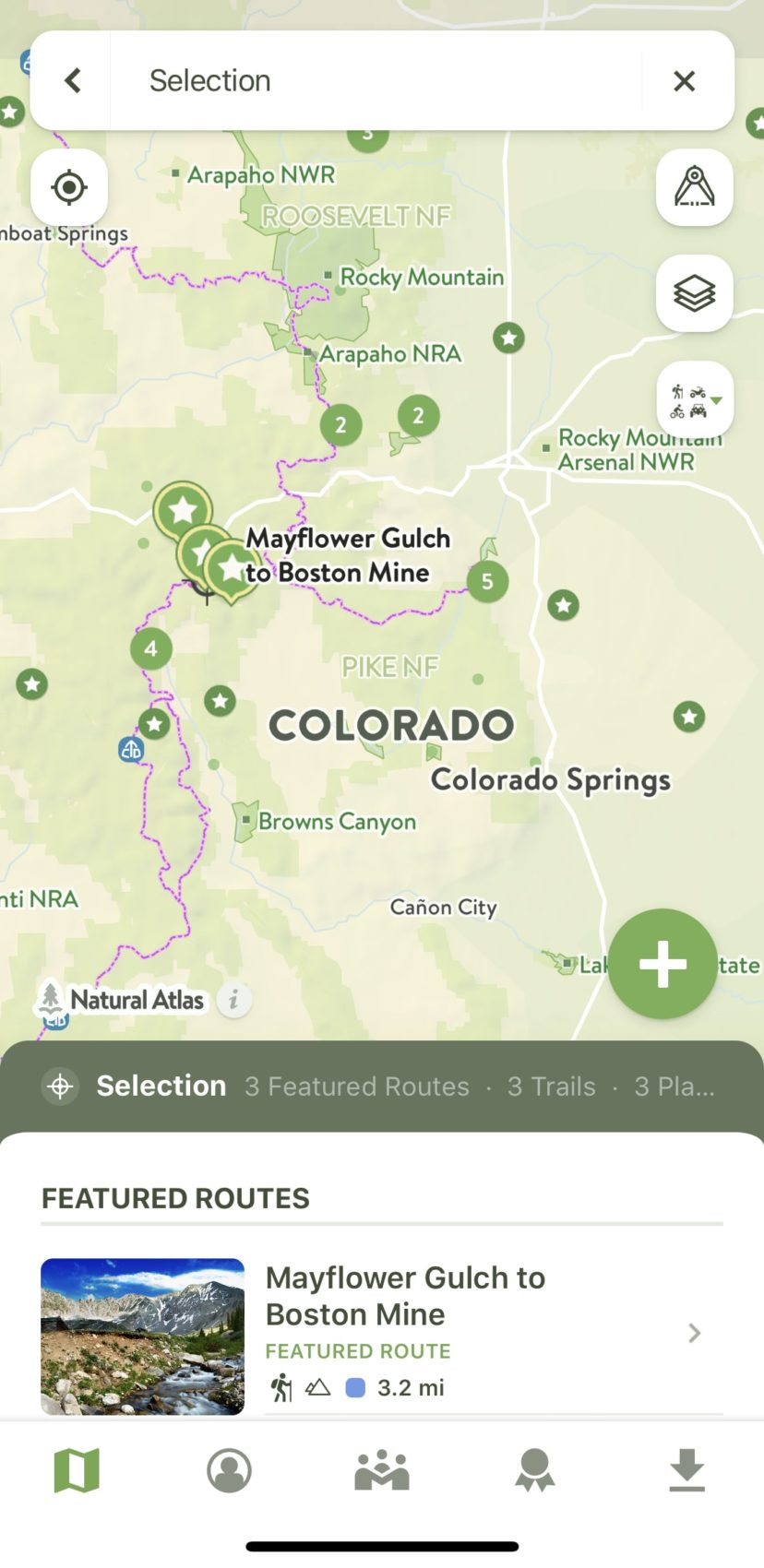 colorado, trails, free app, cotrex