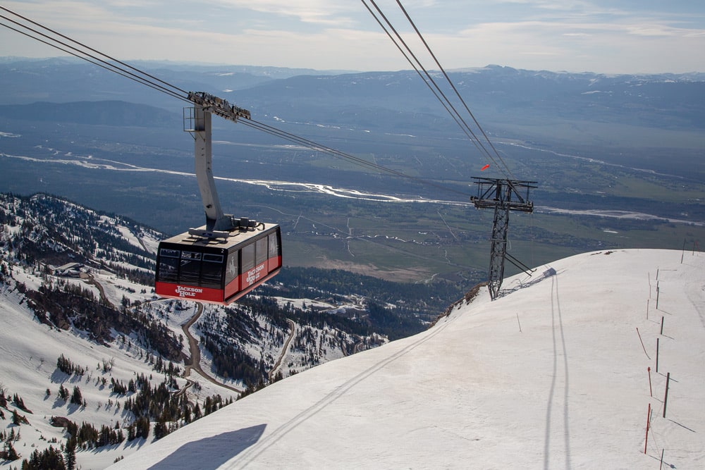 jackson hole, wyoming, aerial tram, big red