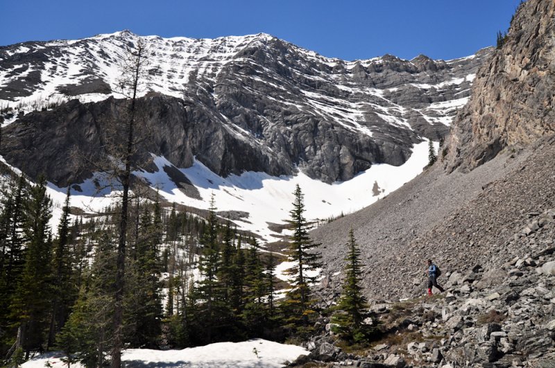 Mount Lawson, Canada, Kananaskis, avalanche