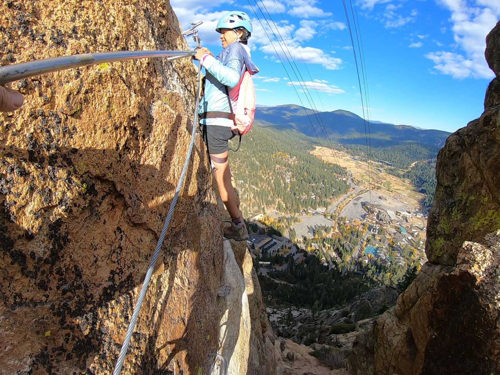 Alpenglow Expeditions, Via Ferrata, Squaw Valley, tram face, california