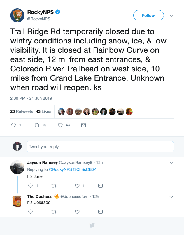 trail ridge road, colorado, closed, summer, winter
